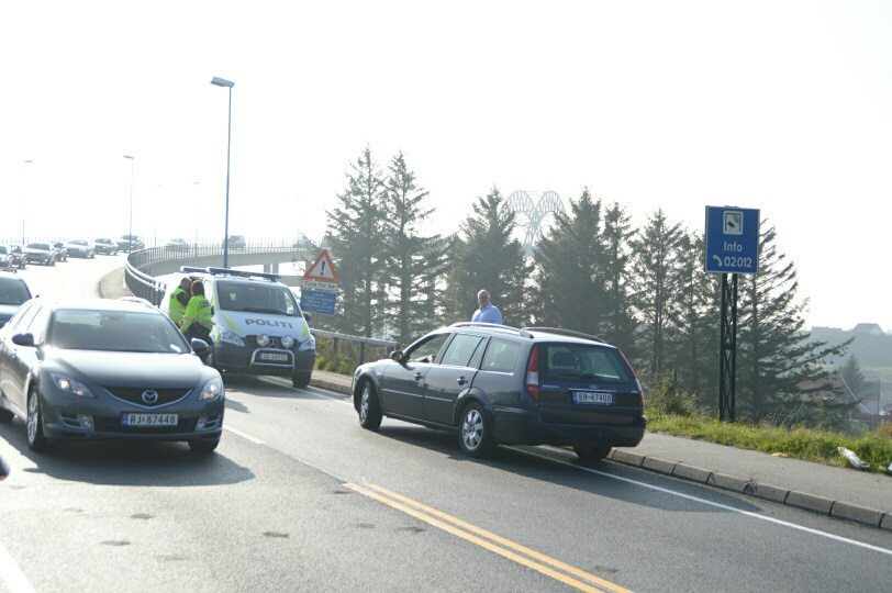 Ulykke Karmsund Bro Foto: Kjell Bua