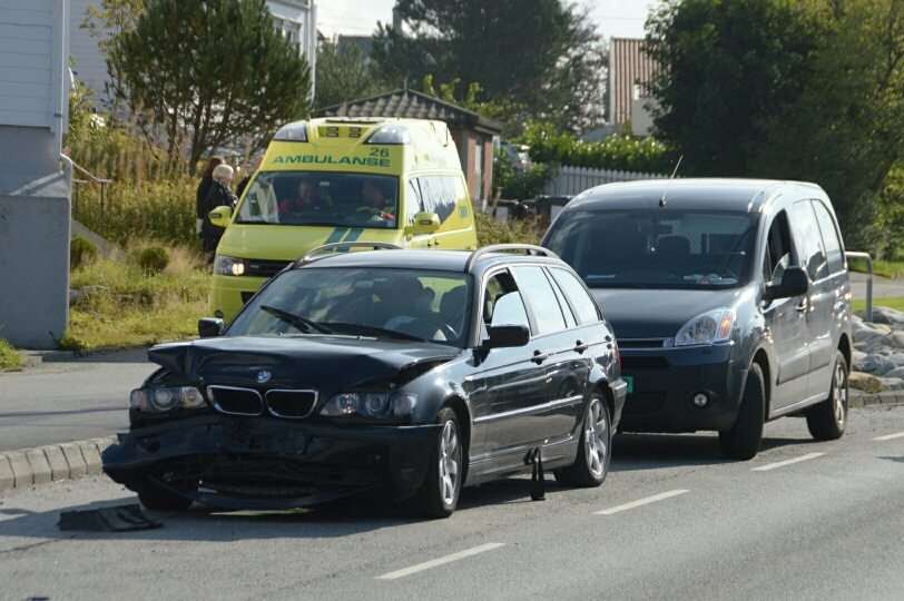 Kjede kollisjon FOTO: Kjell Bua