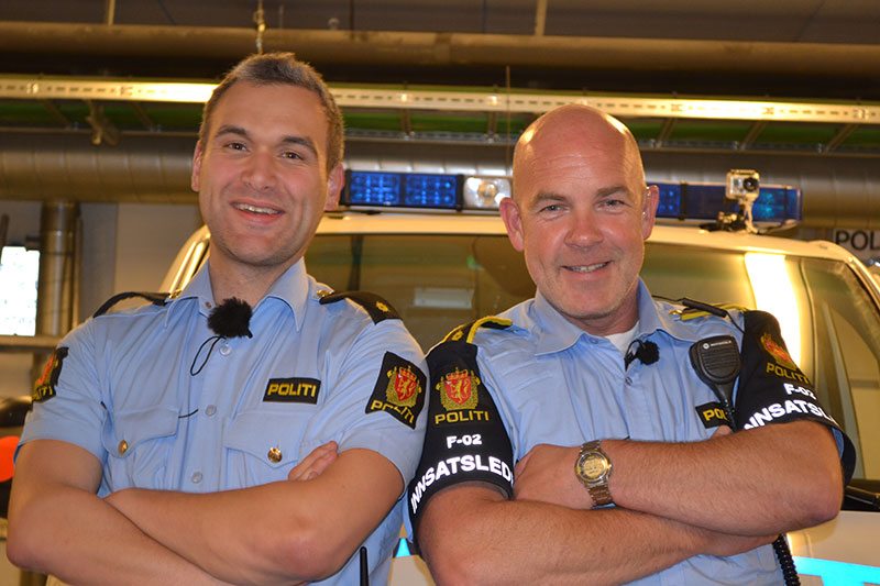 Nattpatruljen med ordenspolitimennene Knut Gjærde og Terje Heldal