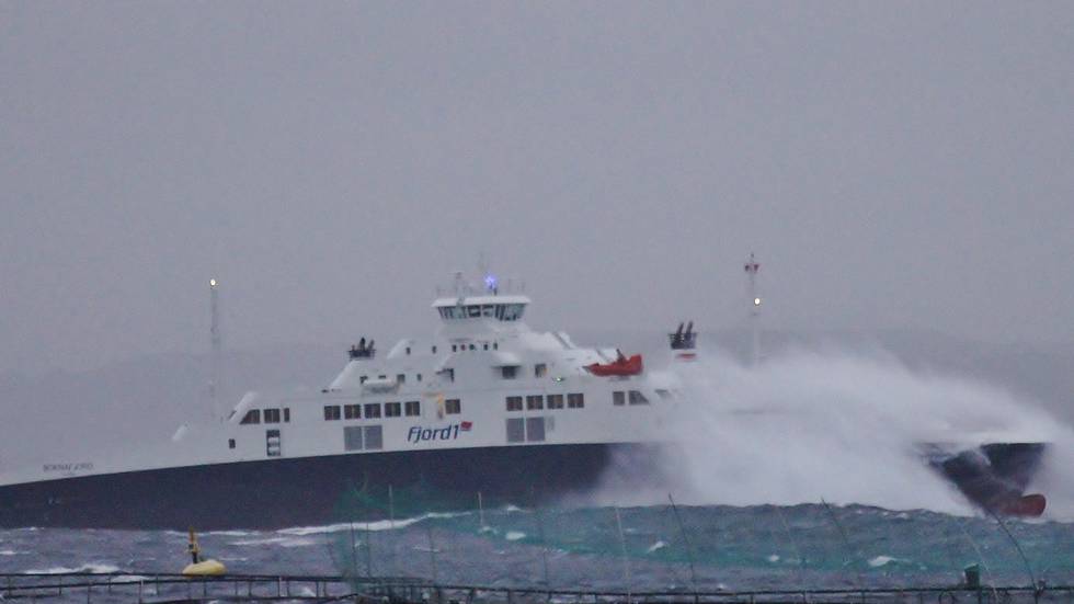 fjord1 storm ferje