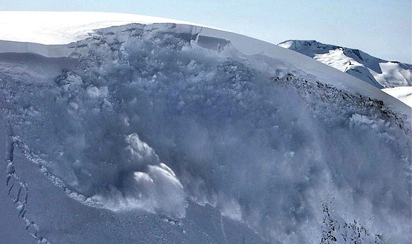 Snø Skred Snøskred