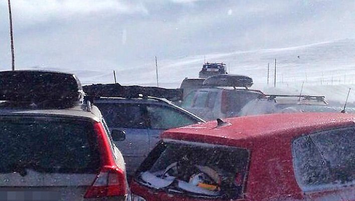 ulykke hardangervidda