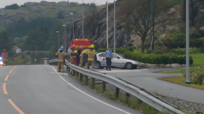 Ulykke Sandve. FOTO: Kjell Bua