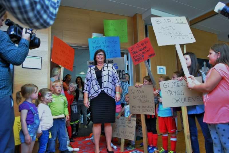 Rophus, Sveio, Skole, Aksjon, Skolevei FOTO: Daniel Niazi/Sveiobladet.net