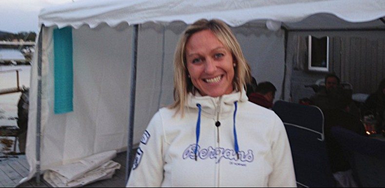 GOD STEMNING: Ingrid Selsås Katla var en av de heldige naboene som vant 100 000 kroner.