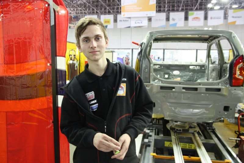 Anders Lint Moland (18). FOTO Worldskills Norway