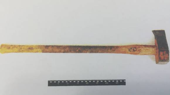 øks drapsvåpen Kvinnherad