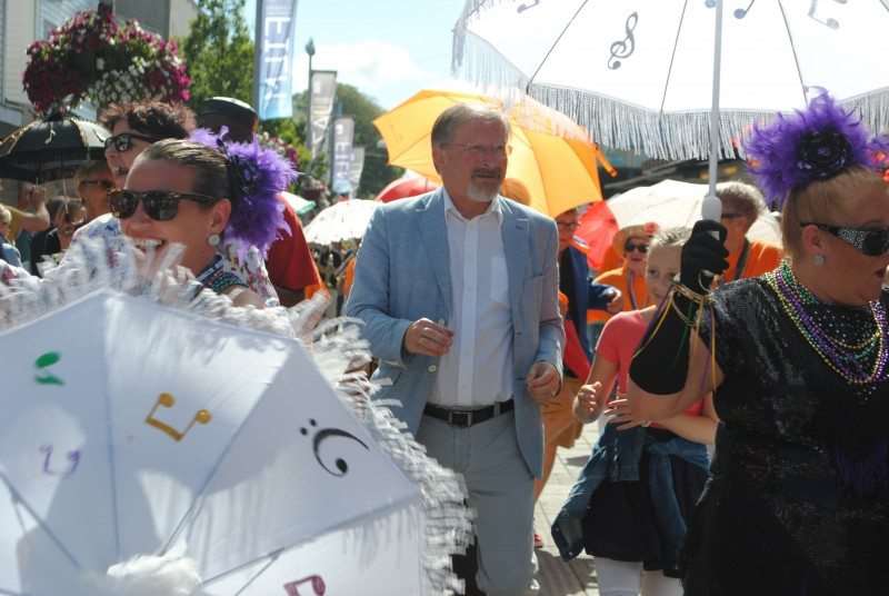 petter steen sildajazz parade. FOTO: Daniel Niazi/Sveiobladet.net