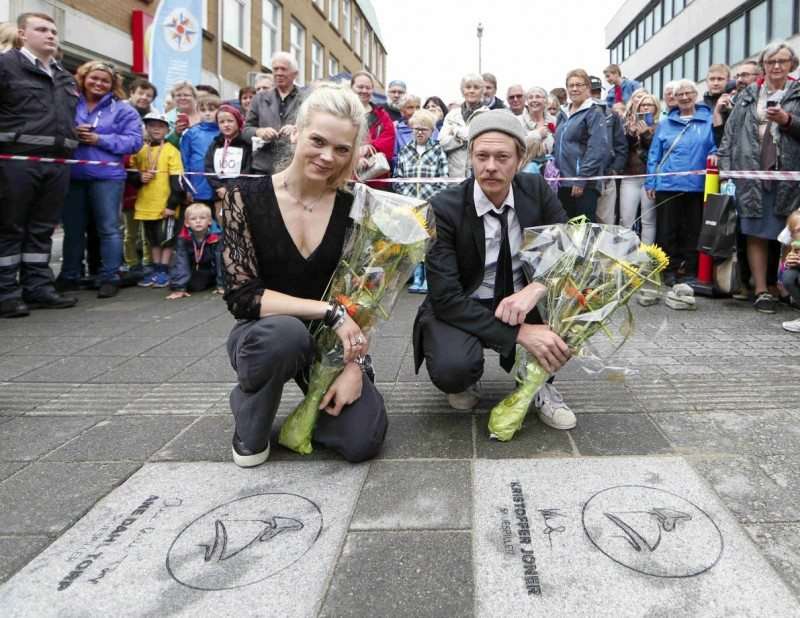 Walk of fame. Kristoffer Joner og Ane Dahl Torp