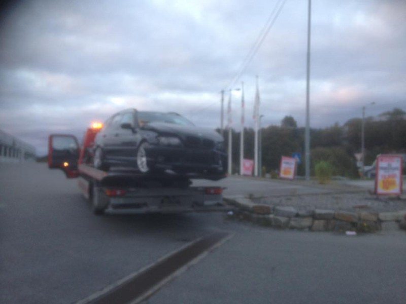 Ulykke Spar i Skåredalen. FOTO: Atle Hugvik