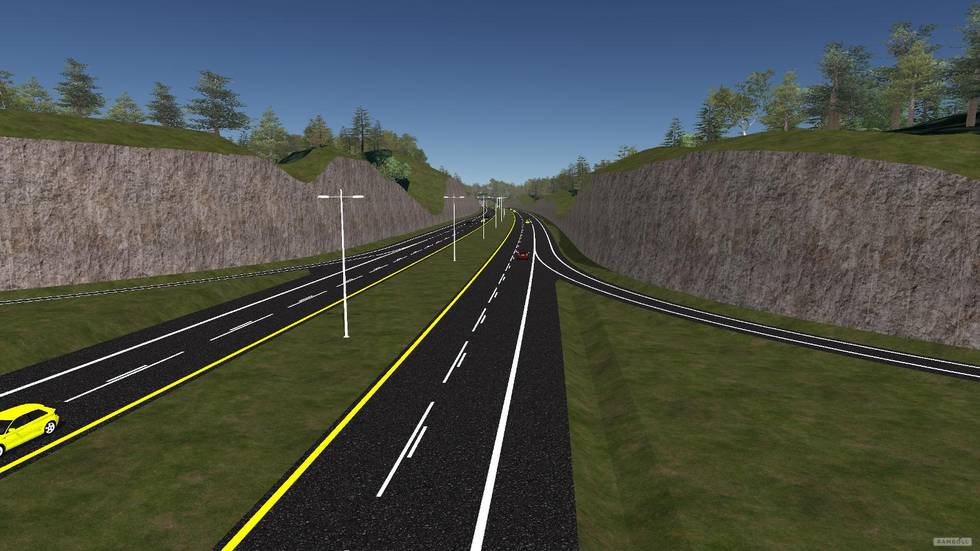 Forslag til nytt kryss ved Heiane på Stord