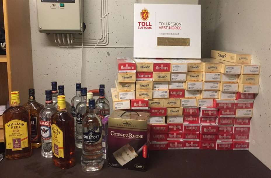 Fitjar Tollbeslag Tollvesenet beslag Fitjar